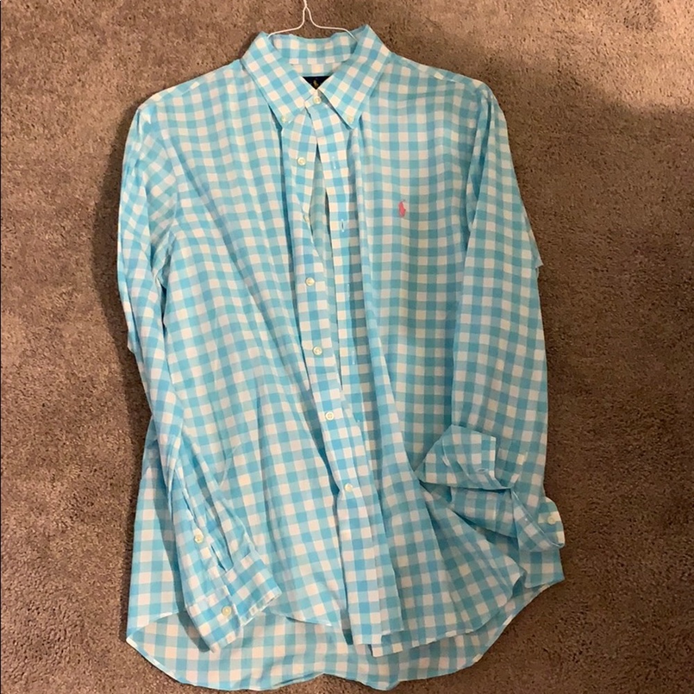 Men’s Ralph Lauren gingham button down